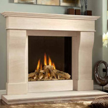 Modern Home Decoration Mantels Fireplace Sandstone